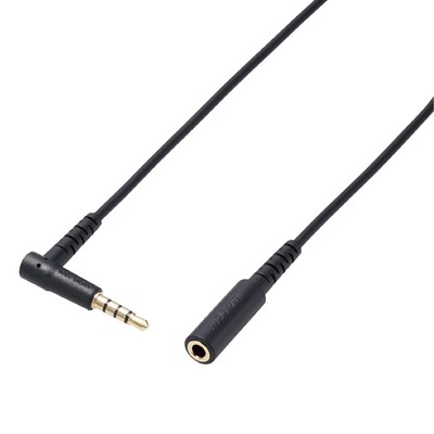 Elecom Audio Extension Cable 4 Pole Stereo Mini Plug Microphone Compatible  413