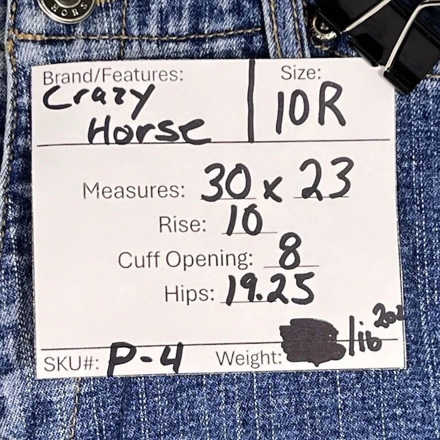 Pantalones de mezclilla Crazy Horse para mujer 10 azules elásticos Liz Caliborne para 30x23 Foto 4 de 4