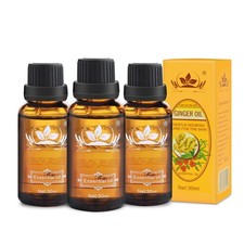 Ownest 3 Pack Ginger Massage Oil,100 Pure Natural Lymphatic Drainage Ginger ...