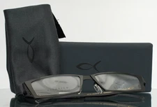 BLACKFIN BF448 Shetland 162 Black Mens Rectangle Eyeglasses 53-16-140 B:26