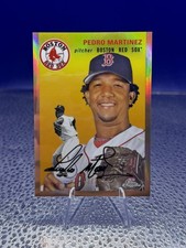 PEDRO MARTINEZ 2023 Topps Chrome Platinum Anniversary ROSE GOLD Red Sox /75
