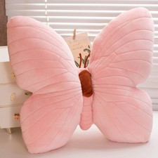 Butterfly Plush Pillow,45x40cm Butterfly Throw Pillow,Home Decorative Shape Thr