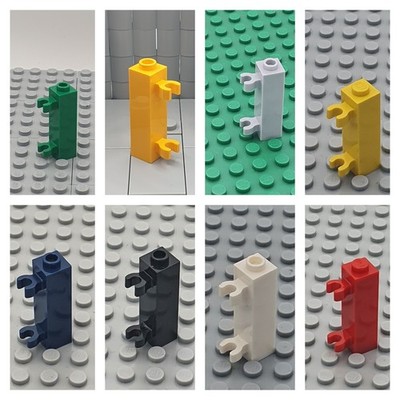 LEGO  4x Scharnier 2 Clip Stein Halter 1x1x3 Brick - 60583 - Diverse Farben