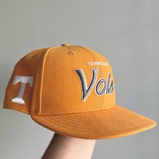 Tennessee Vols Hat New Era 9Fifty Volunteers Embroidered Logos Orange Gray White