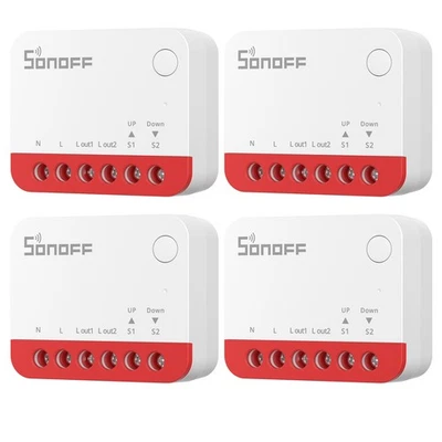 4Pack SONOFF Zigbee Smart Rolladen Zeitschaltuhr Jalousie Schalter APP Steuerung