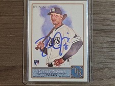 Tampa Bay Rays Desmond Jennings IP Autographed Rookie Card.. rookie card picture