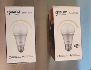 Gosund Ampoules intelligentes WiFi Voix & Télécommande et configuration des scènes-QTY 2 BULBS
