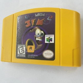 Earthworm Jim 3D - Nintendo 64 (N64) Vintage cartridge Must-have for fans