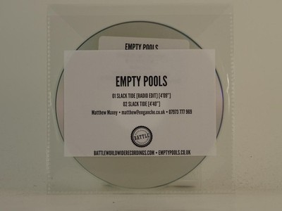 EMPTY POOLS SLACK TIDE (H1) 2 Track Promo CD Single including Plastic Sleeve BAT