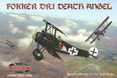 Atlantis Models 1/48 Fokker DR1 Death Angel Triplane Model Kit  ALM103