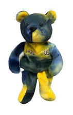 1999 Salvino's B-Ball Bammers Magic Johnson 32 Tie-Dye NBA Plush Bear
