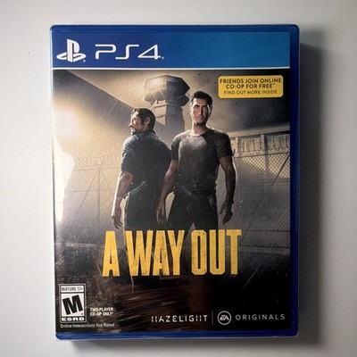 RARE SEALED/ 'A Way Out' Game for PlayStation 4 PS4 Two-Player Co-Op Hazelight
