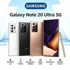 NEW SEALED Samsung Galaxy Note 20 Ultra 5G N986U 128GB Factory Unlocked GSM CDMA