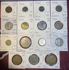 Mexico 1957 - 2001 One 1 Centavo to 1000 Pesos 15 Coin Lot XF - BU Condition