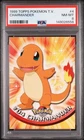 1999 TOPPS POKEMON TV #4 CHARMANDER PSA 8