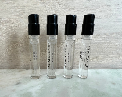 4x Jo Malone London English Pear & Freesia Cologne Sample Spray .05oz 1.5ml NWOB