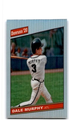 2020 Donruss Optic Retro 1986 Prizm Silver Dale Murphy Atlanta Braves #R86-23