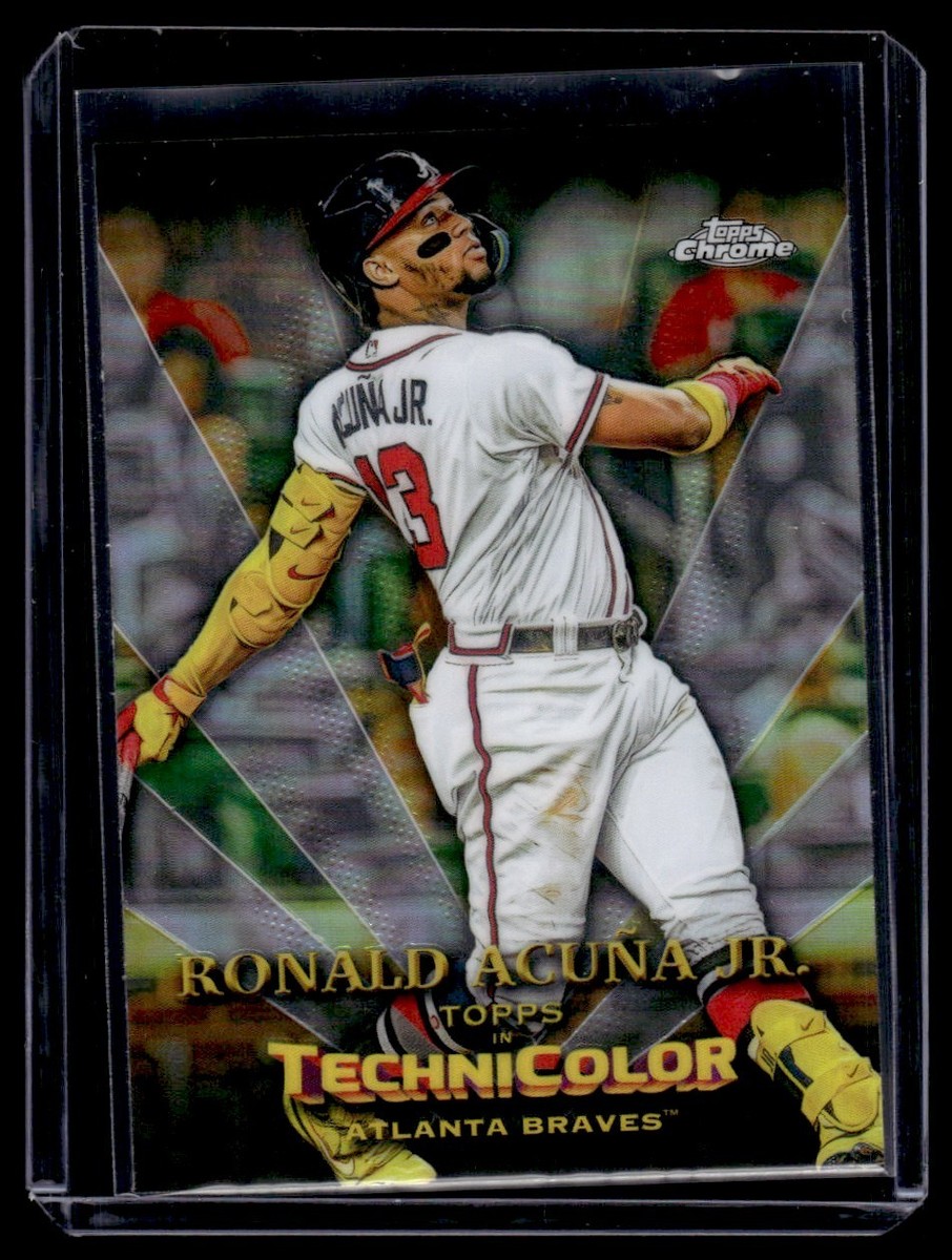 2023 Topps Chrome in Technicolor Ronald Acuña Jr. Atlanta Braves