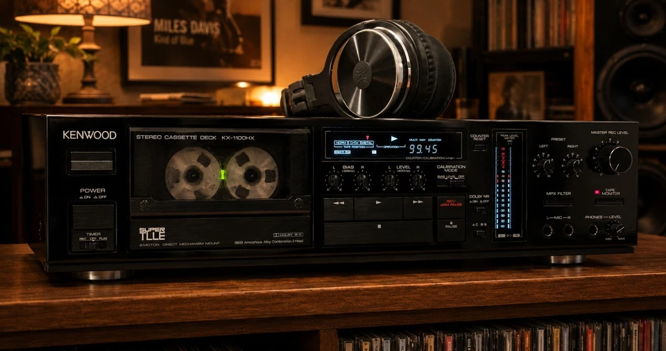 🔴 KENWOOD KX-1100HX - Tapedeck -Kassettendeck- 🔴 - Bild 1 von 4