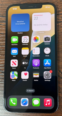 AT&T Apple iPhone 12 Pro Max - 128GB Blue - Cricket - 77% Batt - Excellent Cond
