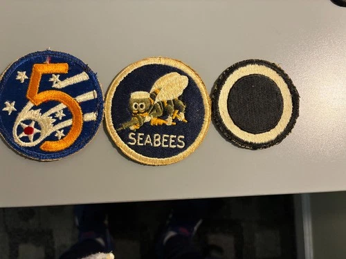 WW 2 Military Patch Lot vintage