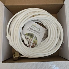 Homenote Misting Cooling System 59FT (18M) Misting Line Brass Nozzles White