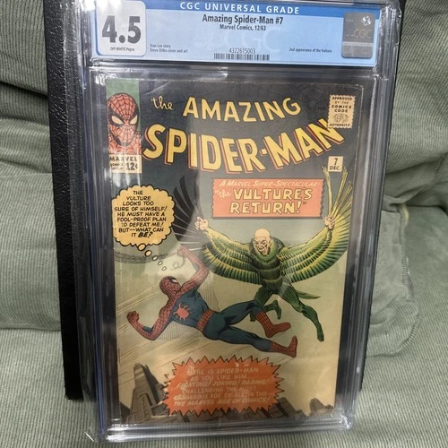 Amazing Spider-Man #7 CGC 4.5  2nd Vulture 🔑