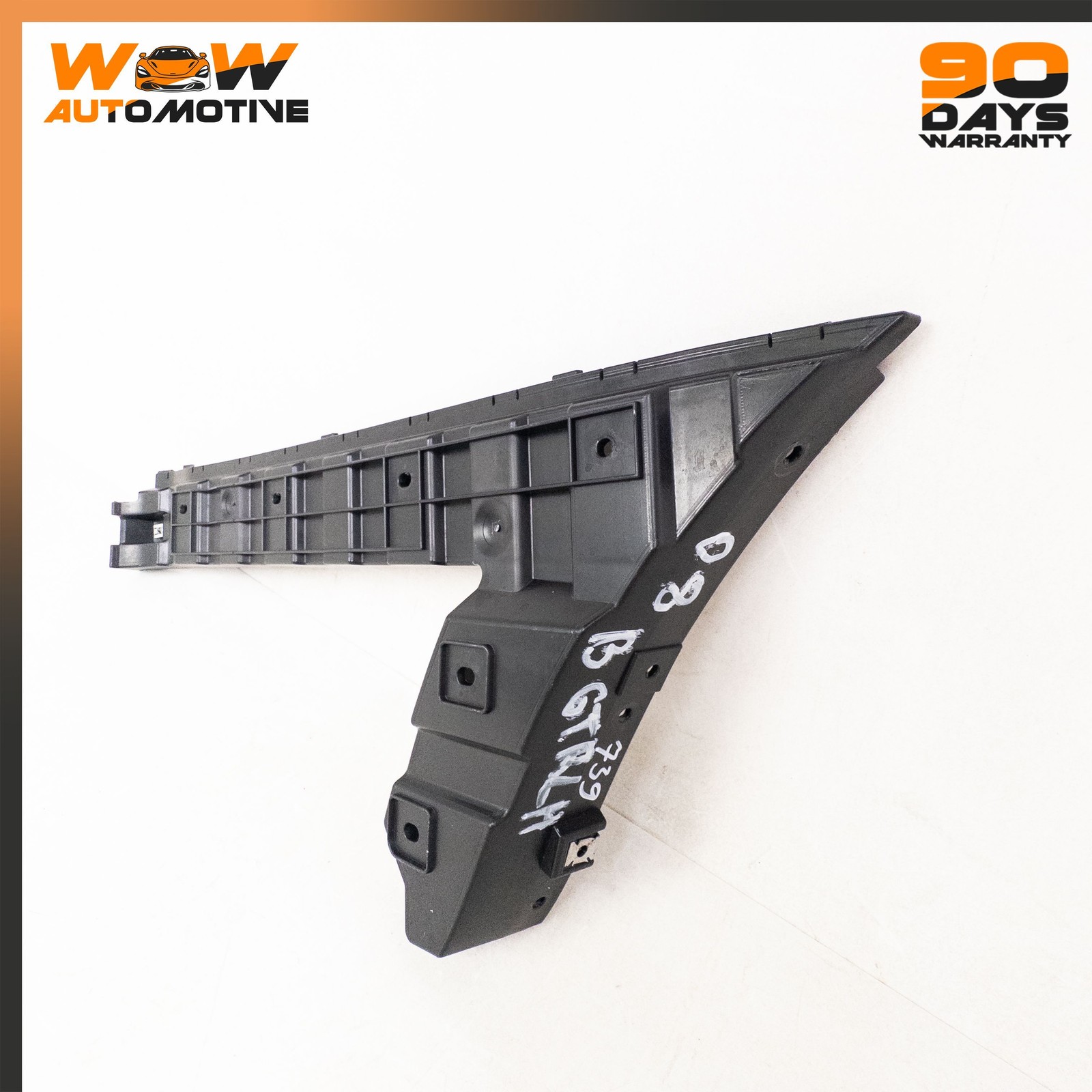 04-11 BENTLEY CONTINENTAL GTC REAR LEFT GUIDE PROFILE BUMPER HOLDER BRACKET OEM