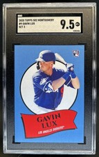 2020 Topps 582 Montgomery Gavin Lux 3 Rookie RC #9 SGC 9.5 Dodgers