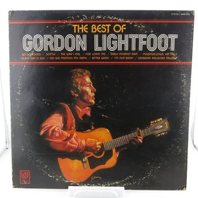 Gordon Lightfoot - The Best Of LP Record 1971 United Artists Folk 33RPM