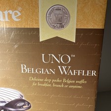 Gofrera belga vintage VillaWare UNO modelo 2002 nueva en caja