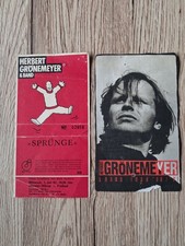 2 collector tickets Herbert Grönemeyer 1987/90