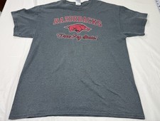 90s Arkansas Razorbacks Shirt Unisex Large Whoo Pig Sooie Retro Game Day Y2K