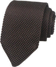 Men's Skinny Knit Tie   2.4" Casual Vintage Mixed Pattern Necktie   Various Desi