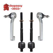 4Pcs Front Inner & Outer Tie Rod End Both Side for Ford Explorer 2020-2023