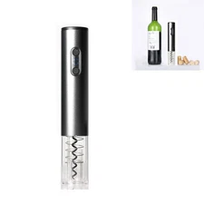 NEW Electric Cordless Wine Bottle Opener Corkscrew Cutter Automatic One Click