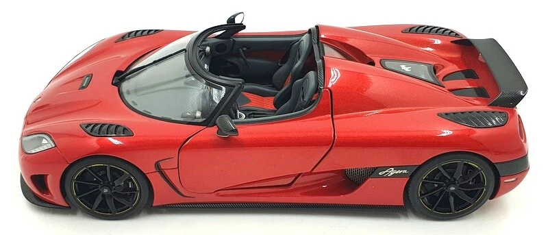 Autoart 1/18 Scale Diecast 79007 - Koenigsegg Agera - Red - Image 4 of 4