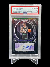 2020-21 Panini Obsidian Ja Morant Electric Etch Purple Aurora Auto /75 PSA 9 MT