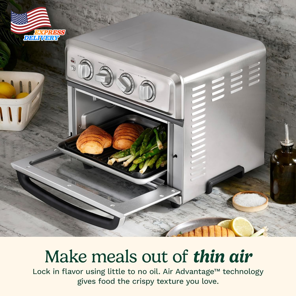 Air Fryer Toaster Oven with Bake Grill Broil Warm Functions Free Shipping  