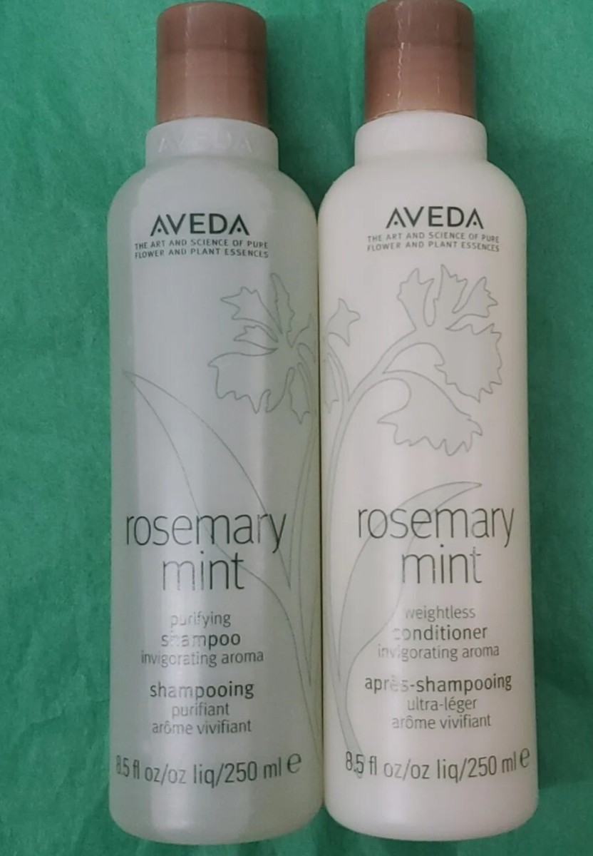 Aveda- Rosemary Mint Shampoo 8.5 oz And Conditioner 8.5 oz DUO | eBay