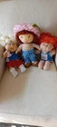 LOT of 3 dolls Cabbage Patch, Strawberry Shortcake , 1996, 2004, 2003 VGC