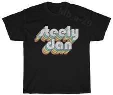 Steely Dan 80s Typography Retro Music Fan Vintage T-Shirt S-5XL Men Women Unisex