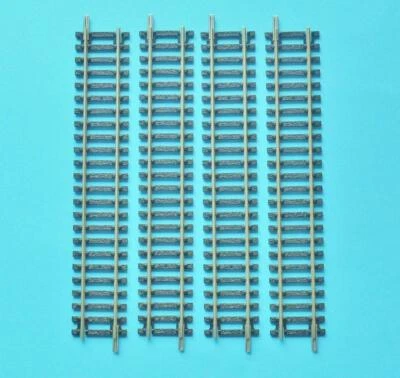 HORNBY R600 STRAIGHT TRACK x 4 R 600 STANDARD STRAIGHT NICKEL SILVER NEW