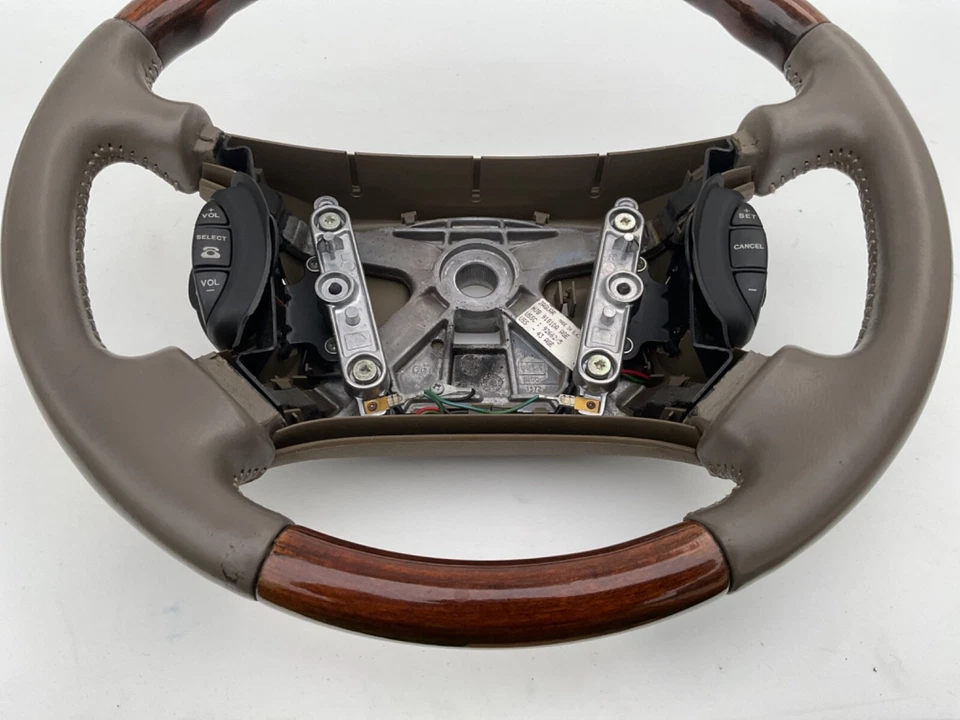 Jaguar XJ8 X308 1998-2003 volante madera moldura HJB 9181DA edad, 92662/5 bonito Foto 3 de 4