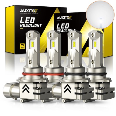 AUXITO 9005 9006 Headlight LED Bulbs High Low 6000K Beam White for 36495 Honda