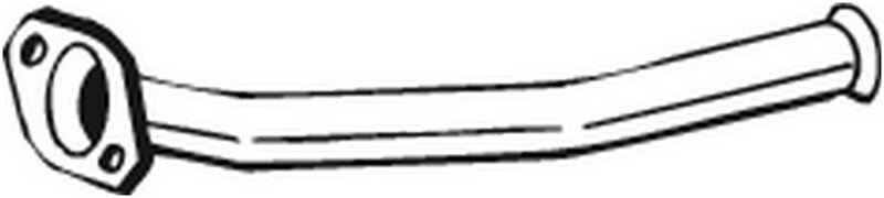 75 CV TUBO GAS SCARICO PER PEUGEOT 206 2 VOL/Cod Sp 2A/C 1.4 LPG KW 55 CV 75