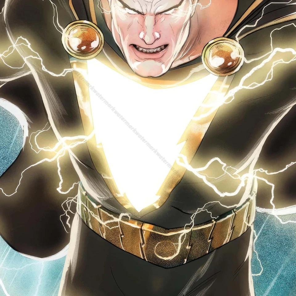 Impresión artística de portada de cómic de DC lienzo póster de Adam negro #13968 Foto 3 de 4