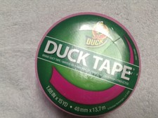 NEW Duck Tape Brand Duct Tape - Neon PINK 1.88 Inch X 15 Yd FREE SHIPPING