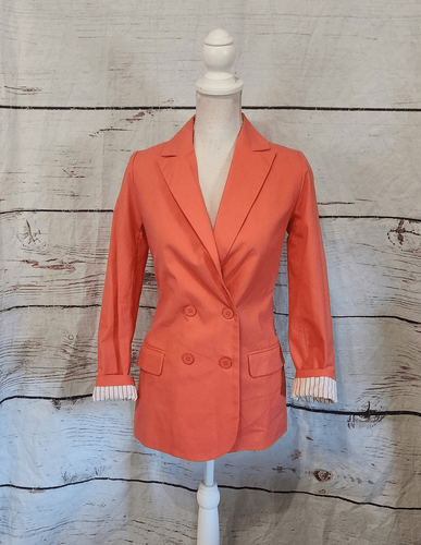 Anthropologie Dolan Linen Blend Boyfriend Blazer Size XS NWT - Picture 2 of 7