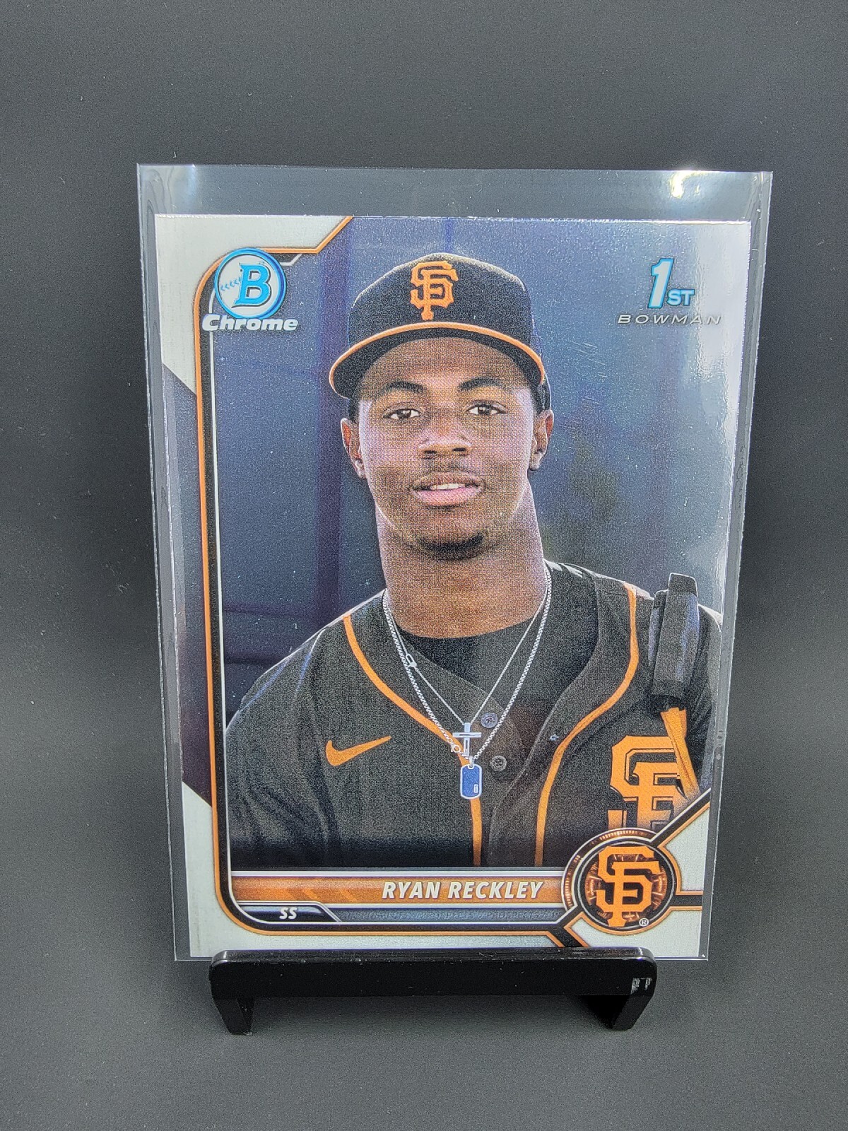 RYAN RECKLEY 2022 Bowman Chrome 1st #BCP-163 San Francisco Giants